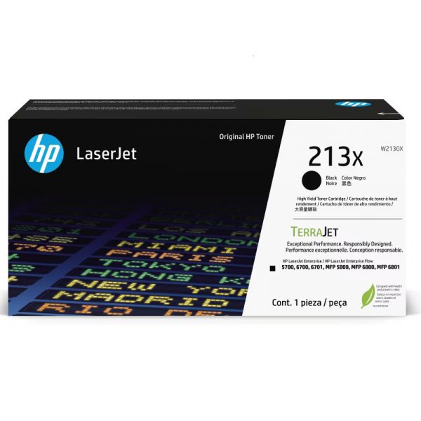 HP No.213X Toner 9000 oldal (W2130X) fekete