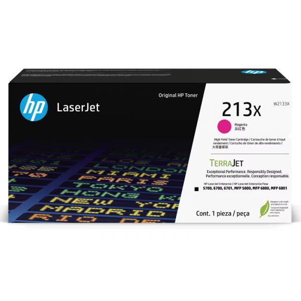 HP No.213X Toner 6000 oldal (W2133X) magenta