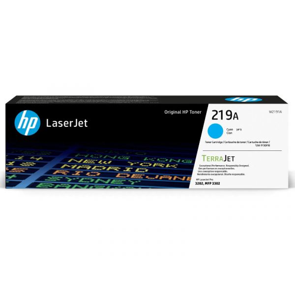 HP No.219A Toner 1200 oldal (W2191A) ciánkék