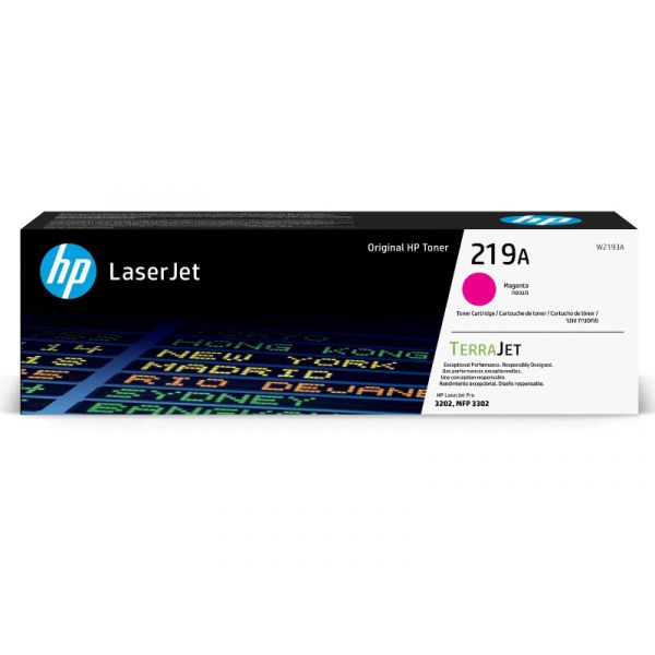 HP No.219A Toner 1200 oldal (W2193A) magenta