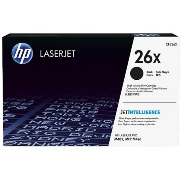 HP No.26X Toner 9000 oldal (CF226X) fekete