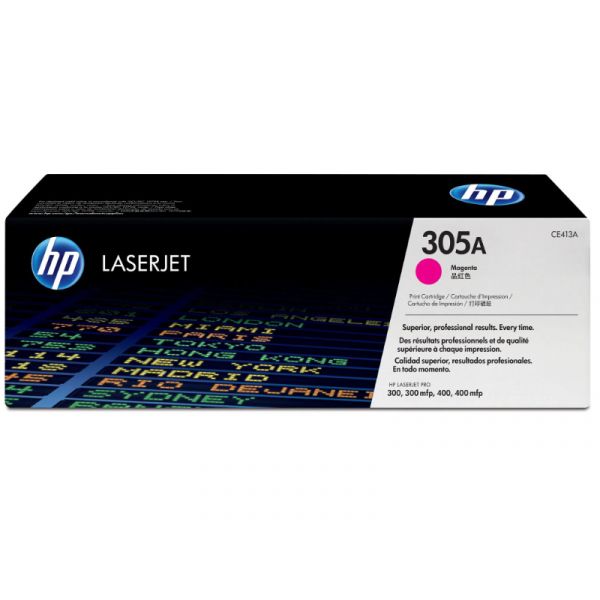 HP No.305A Toner 2600 oldal (CE413A) magenta