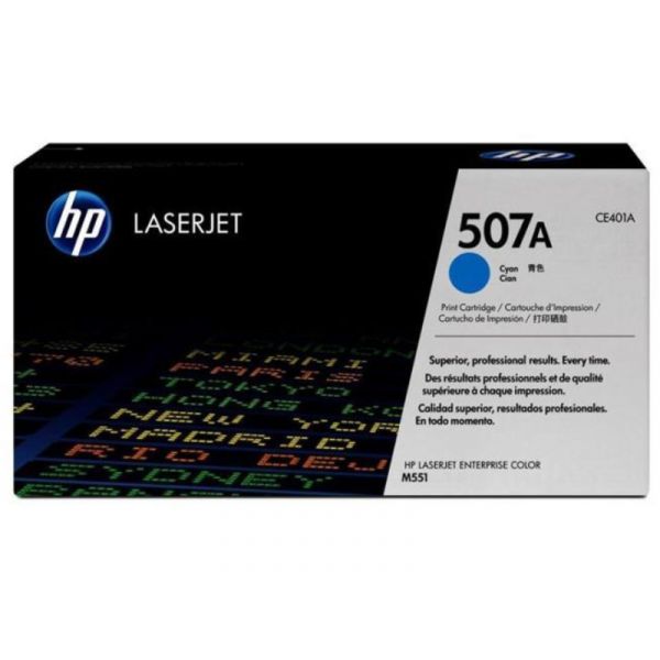 HP No.507A Toner 6000 oldal (CE401A) ciánkék