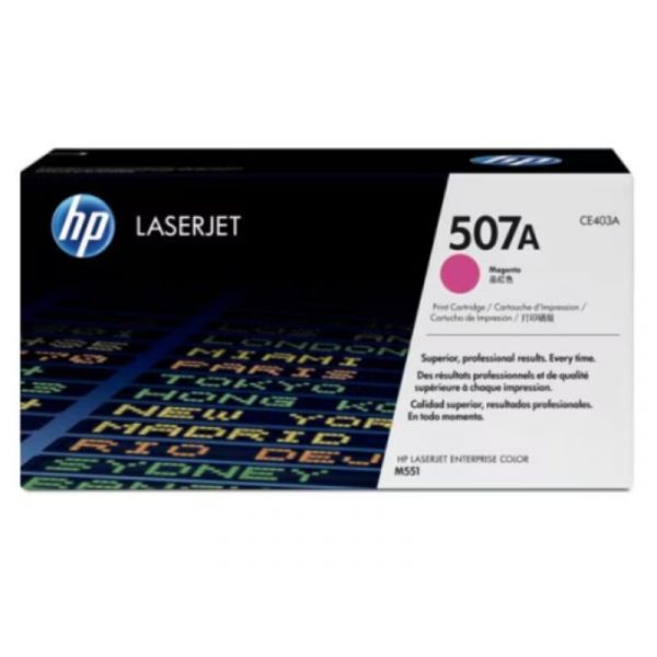 HP No.507A Toner 6000 oldal (CE403A) magenta