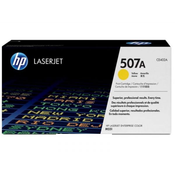 HP No.507A Toner 6000 oldal (CE402A) sárga