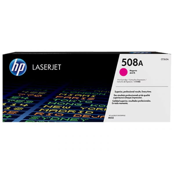 HP No.508A Toner 5000 oldal (CF363A) magenta