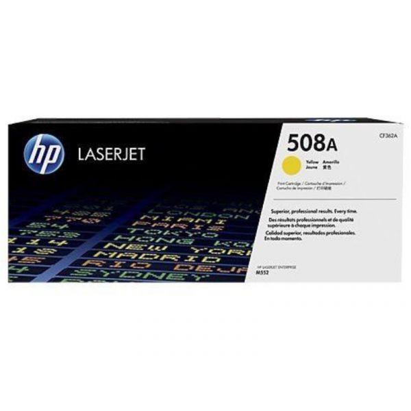 HP No.508A Toner 5000 oldal (CF362A) sárga