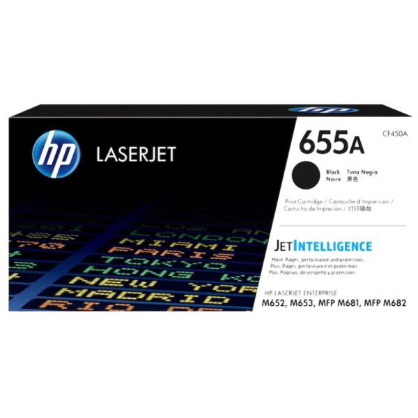 HP No.655A Toner 12500 oldal (CF450A) fekete