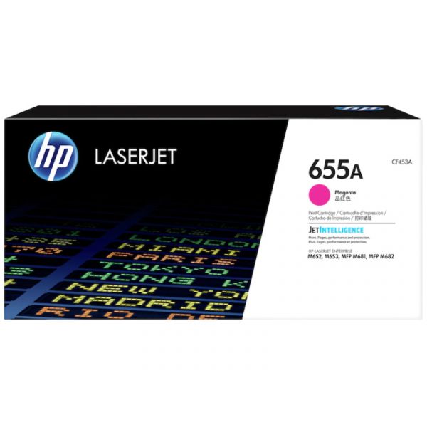 HP No.655A Toner 10500 oldal (CF453A) magenta
