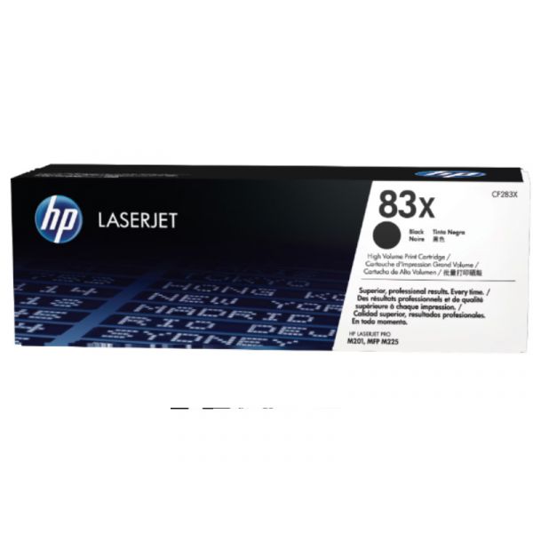 HP No.83X Toner 2200 oldal (CF283X) fekete
