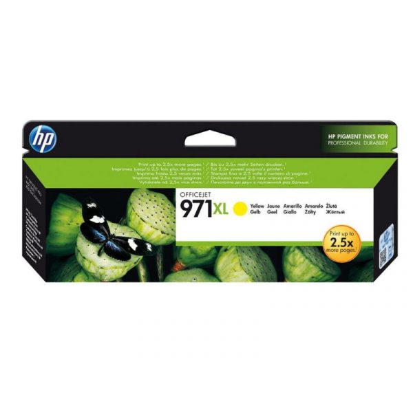 HP No.971XL Patron 6600 oldal (CN628AE) sárga