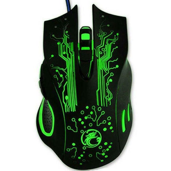 IMICE X9 Vezetékes gaming egér, Fekete