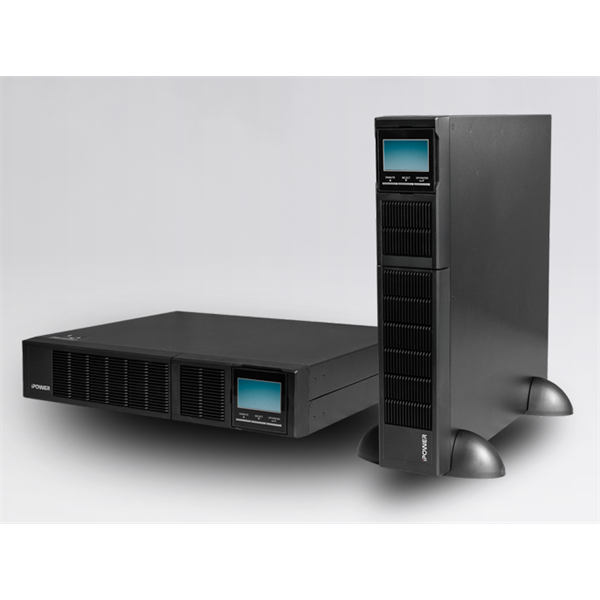 iPOWER UPS, 2000VA, 2000W, 8x IEC C13, SNMP/USB/RS-232, szünetmentes tápegység, rack/tower