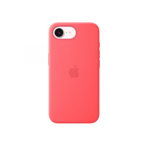 Apple iPhone 17e Silicone Case with MagSafe – Bright Guava (MHWH4ZM/A)
