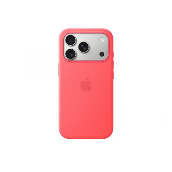 Apple iPhone 17 Pro Silicone Case with MagSafe – Bright Guava (MHW04ZM/A)