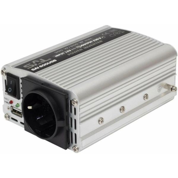 Sal SAI 600USB 300W/600W autós inverter (IX101942)