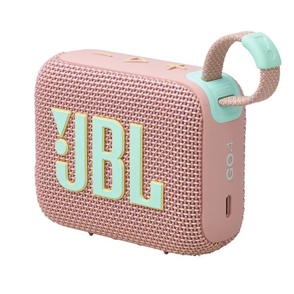 JBL Go 4 hordozható, vízálló hangszóró, Pink (JBLGO4PINK)