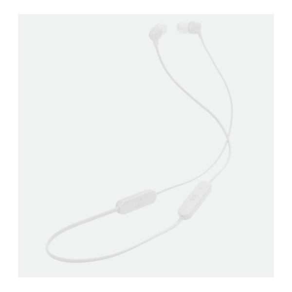 JBL T135BT, vezeték nélküli fülhallgató, fehér (JBLT135BTWHT)