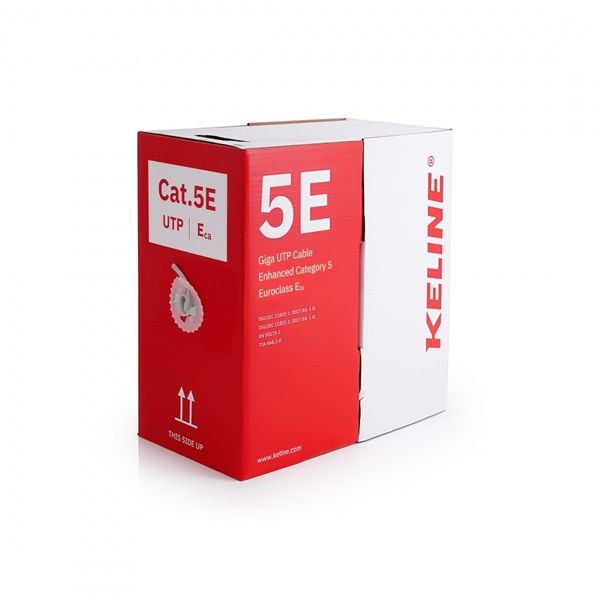 KELINE UTP Falikábel dobozos CAT.5E 305m AWG24, PVC, Euroclass Eca (799053-ECA)