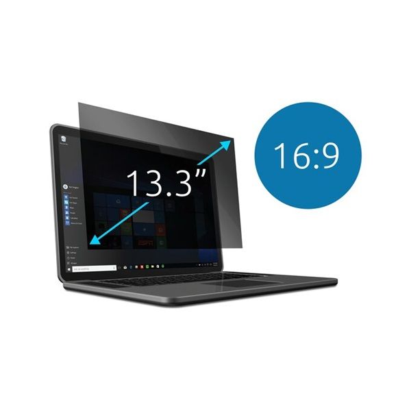 KENSINGTON Monitorszűrő (Privacy Screen Filter for 13.3 Laptops 16:9 - 2-Way Removable) (626458)