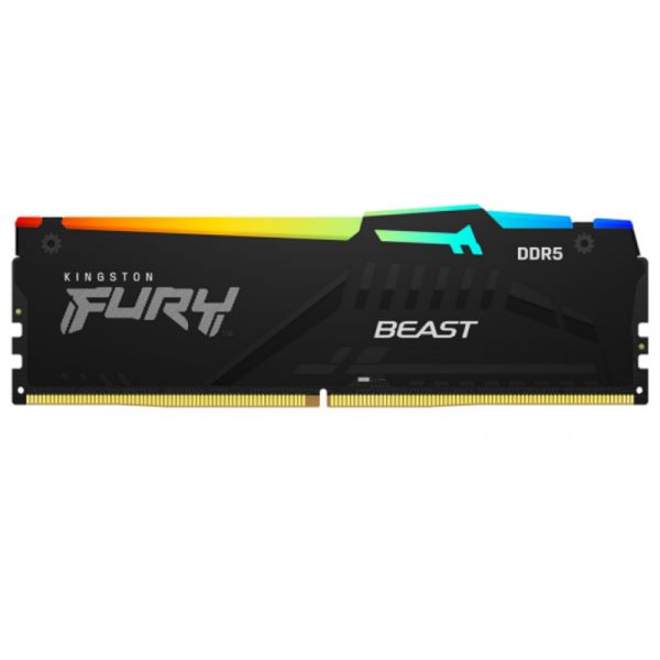 KINGSTON FURY Memória DDR5 8GB 6000MT/s CL30 DIMM Beast RGB EXPO (KF560C30BBEA-8)
