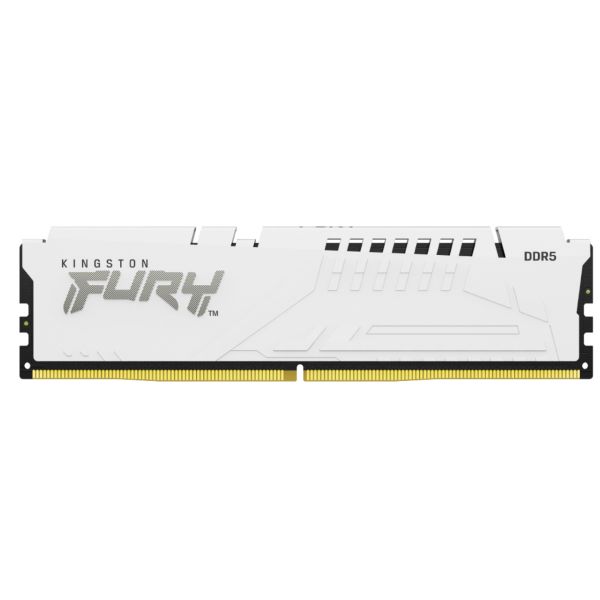 KINGSTON FURY Memória DDR5 32GB 6400MT/s CL32 DIMM (Kit of 2) Beast White EXPO (KF564C32BWEK2-32)