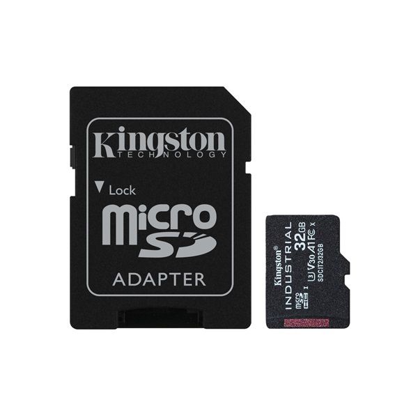 KINGSTON Industrial microSD memóriakártya, 32GB (SDCIT2/32GB)