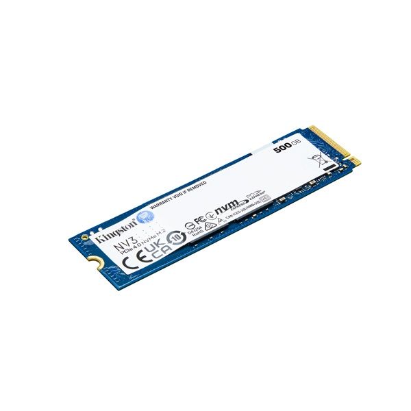 Kingston NV3 SSD, 500GB M.2 2280 PCIe 4.0 NVMe (SNV3S/500G)