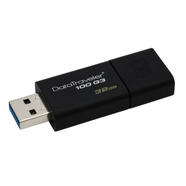 KINGSTON DataTraveler 100 Gen3 32GB pendrive fekete (DT100G3)