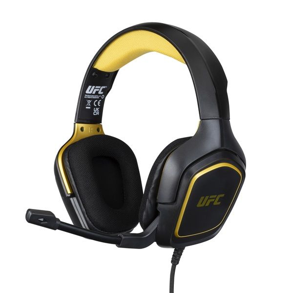 KONIX UFC Vezetékes Sztereó Gaming Headset (KX-UFC-GHB-UNIV) Fekete-Arany