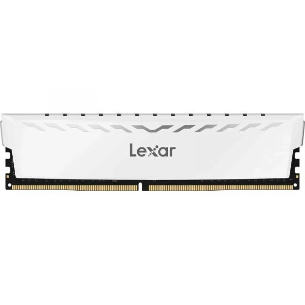 Lexar 8GB THOR DDR4 3600 UDIMM XMP Memory with white heatsink. Single pack (LD4BU008G-R3600GSWG)