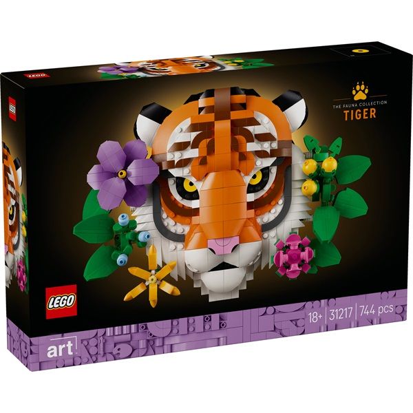 LEGO Art A faunagyűjtemény - Tigris, ajándék lakásavatóra 31217