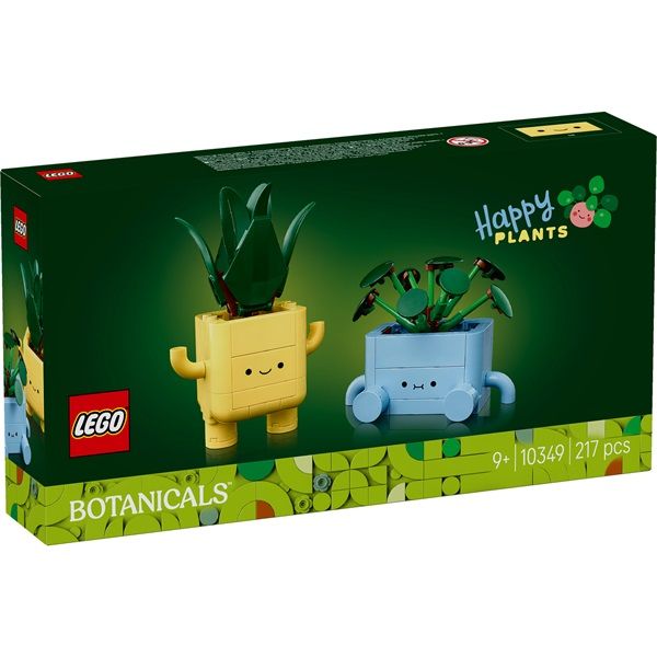 LEGO Botanicals Mosolygós növények, polcdekoráció 10349