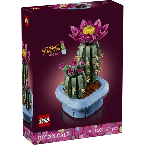 LEGO Botanicals Virágzó kaktusz, növénydekoráció 11509