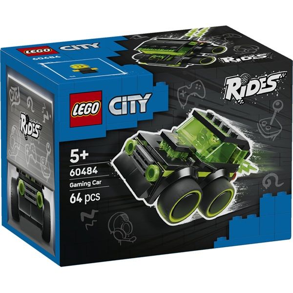 LEGO City Járgányok – Gaming versenyautó játék – Modellautó-készlet (60484)