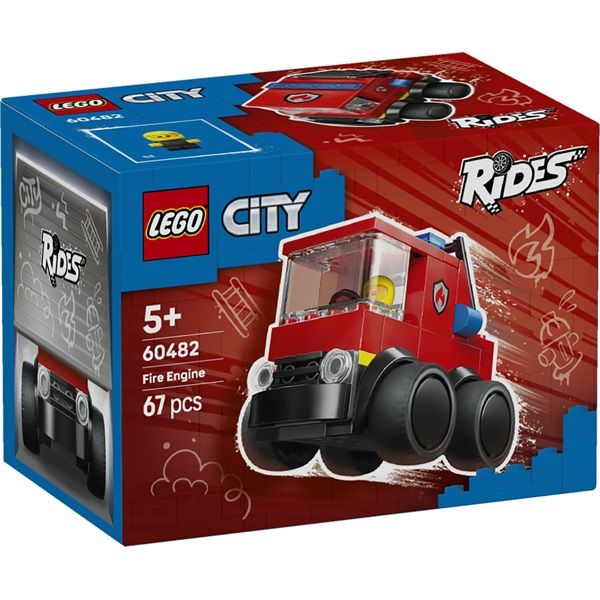 LEGO City Járgányok – Tűzolóautó játéképítő-készlet (60482)