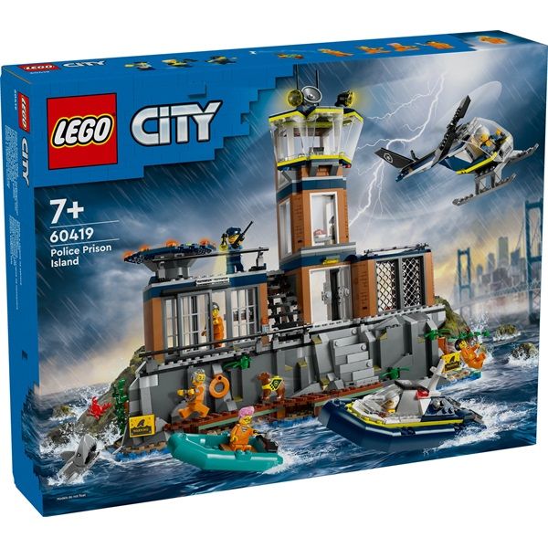 LEGO City Rendőrségi börtönsziget építőjáték 60419