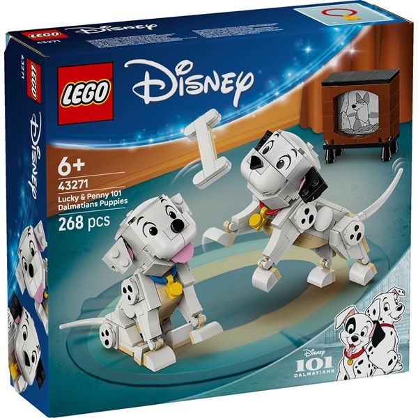LEGO | Disney 101 kiskutya: Kuksi és Pelyhes dalmatakölykök, építőjáték (43271)