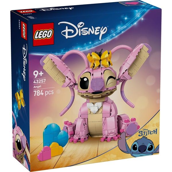LEGO | Disney Angyal, Lilo és Stitch építőjáték gyerekeknek, lányoknak és fiúknak 43257