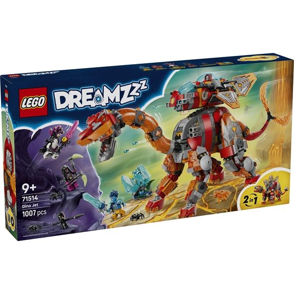 LEGO DreamZzz Dinóűrhajó, Dinoszauruszos építőkészlet 71514