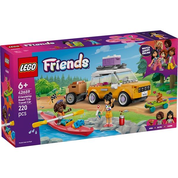 LEGO Friends Autós kirándulás a barátokkal, építőkészlet 42659