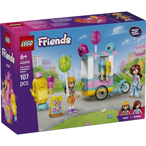 LEGO Friends Fagylalt- és léggömbárus, építőkészlet (42692)