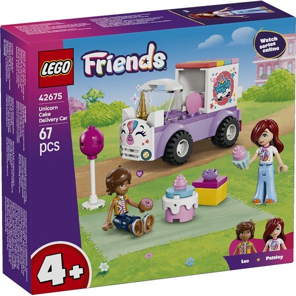 LEGO Friends Unikornisos tortaszállító autó, játék (42675)