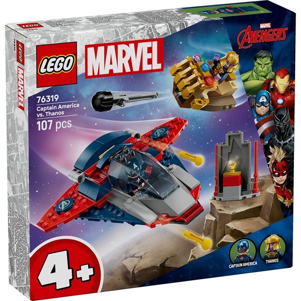 LEGO | Marvel Amerika Kapitány vs. Thanos 2 minifigurával (76319)
