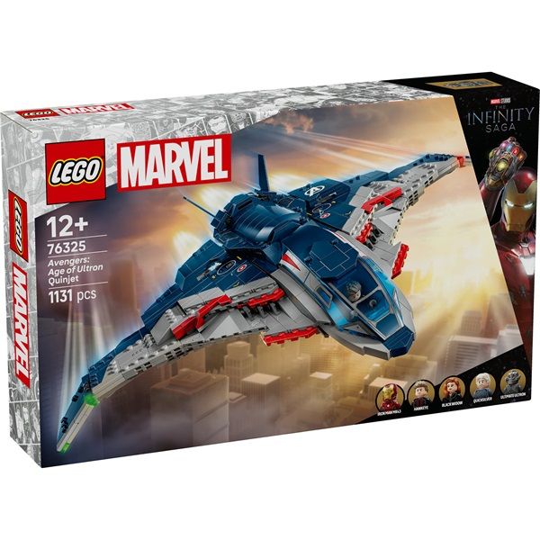 LEGO | Marvel Bosszúállók: Ultron kora Quinjet, építőkészlet gyerekeknek 76325