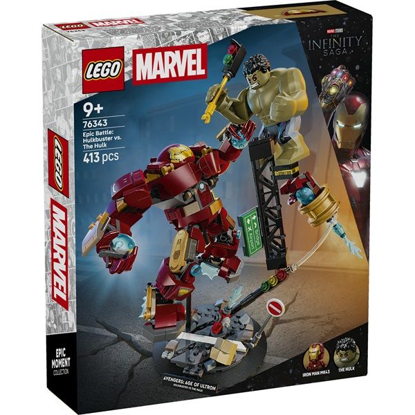 LEGO | Marvel Hulkbuster és Hulk óriási csatája (76343)