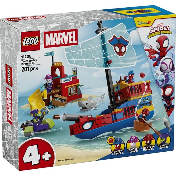 LEGO | Marvel Póki és csodálatos barátai A pókcsapat kalózhajója (11208)