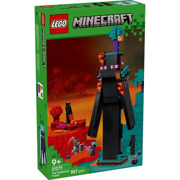 LEGO Minecraft A Bevégzőtorony, gyermekjáték és gamerajándék (21279)