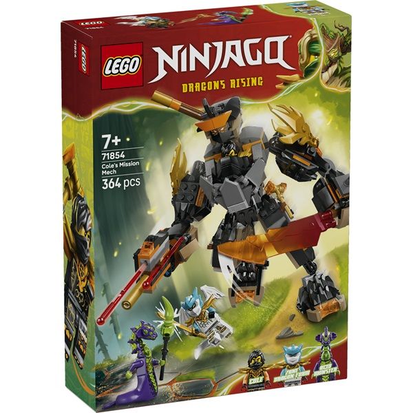 LEGO NINJAGO Cole akciórobotja és Sárkány Zane – Játékok 71854