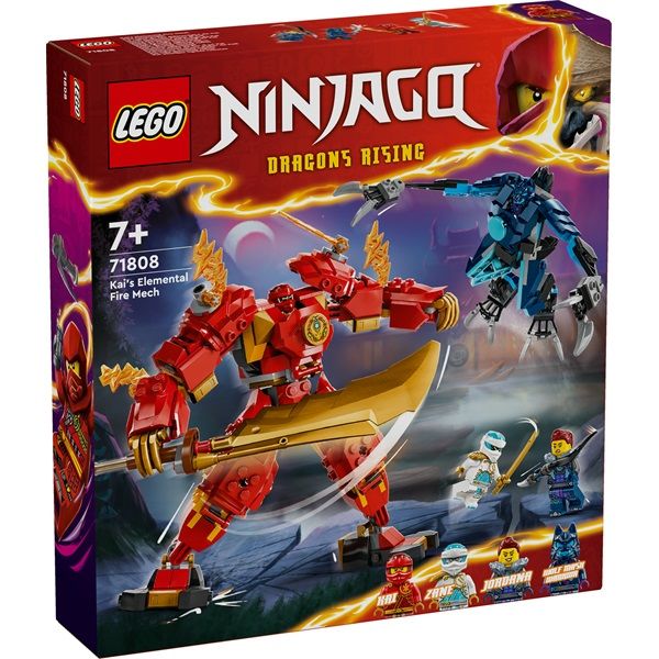 LEGO NINJAGO Kai elemi tűzrobotja játék (71808)